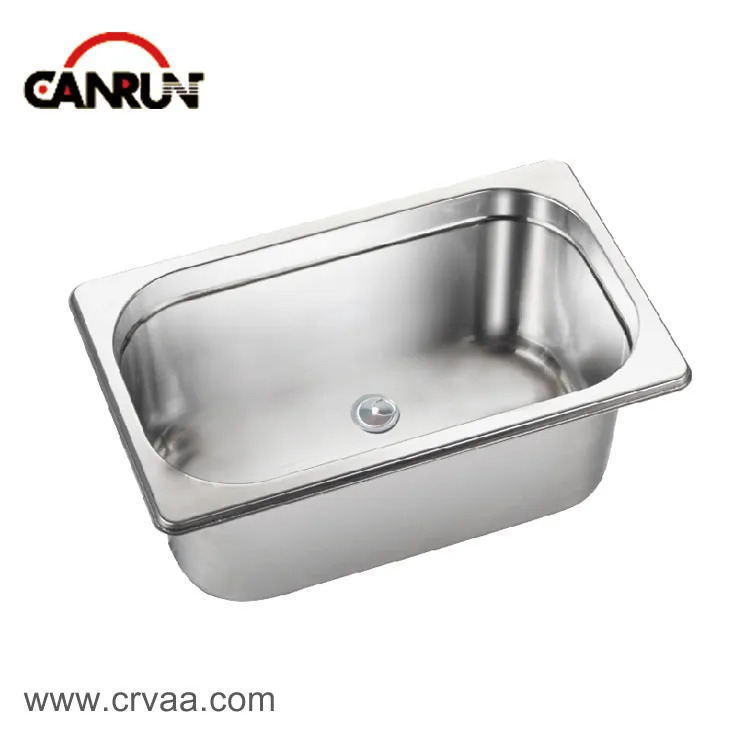 Fregadero pequeño rectangular de acero inoxidable para RV yate