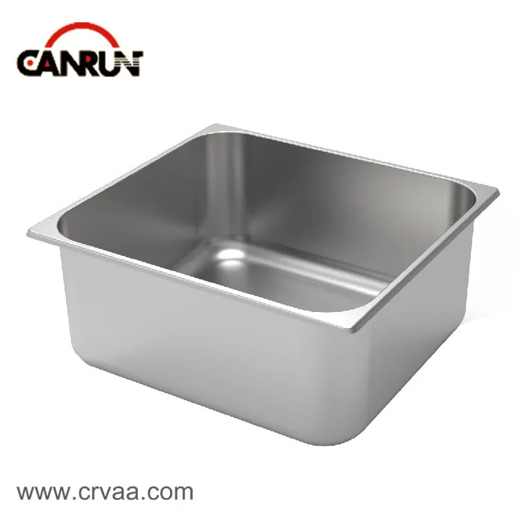 Fregadero rectangular de acero inoxidable para RV