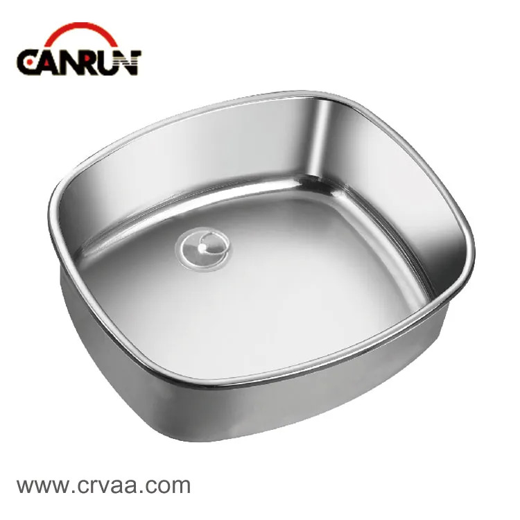 Fregadero cuadrado de acero inoxidable para RV