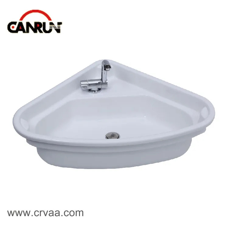 Acrylic Triangular Wash Basin