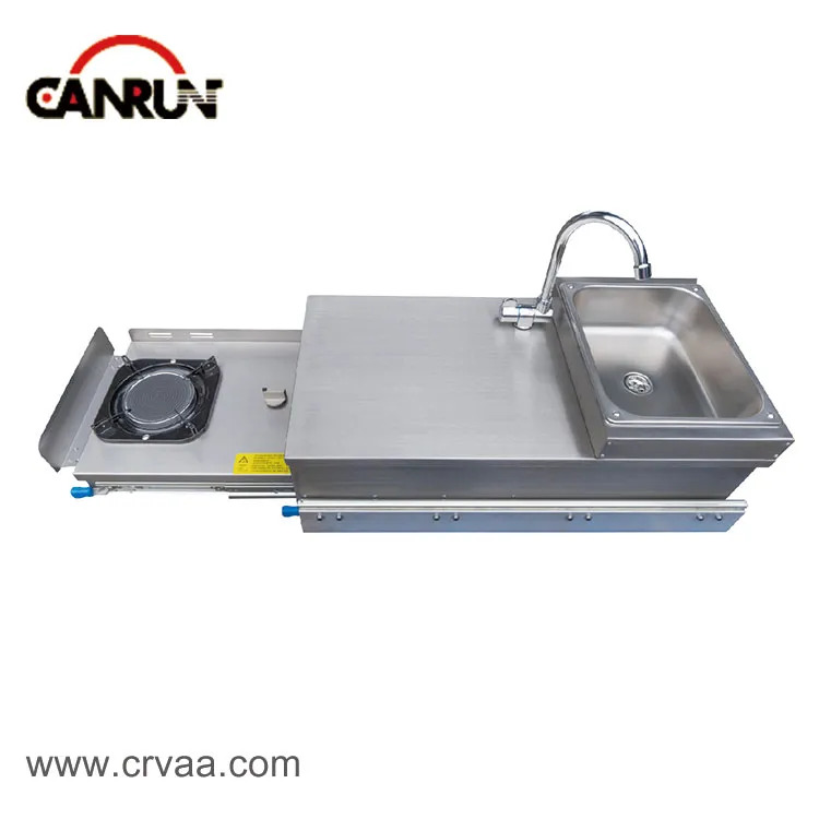 Single-all Pull-out Stove with Storage Drawer Chopping Board