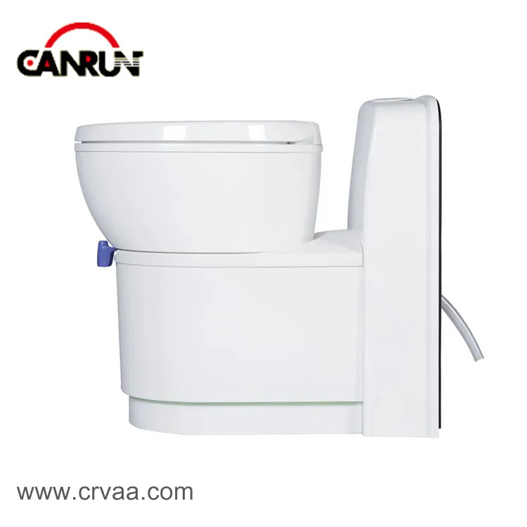 RV Rotatable Toilet with Waste-holding Tank