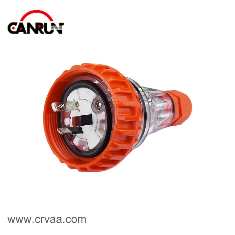 Outdoor waterproof plug (waterproof grade IP66)
